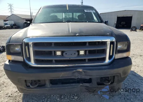 2002 Ford F250 Super Duty из США, поврежденный, VIN 1FTNX21L32EC80394